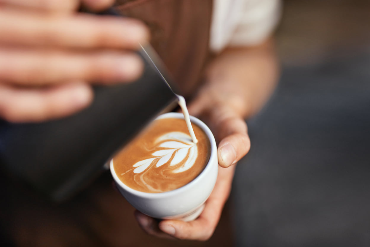 Penna Per Latte Art In Acciaio Inox - Strumento Professionale Per Decorare Cappuccino E Penna Per Latte Art In Acciaio Inox - Strumento Professionale Per Decorare Cappuccino E