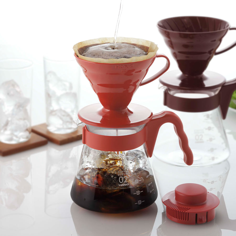 V60 Coffee Server Set 02 - Red (2)