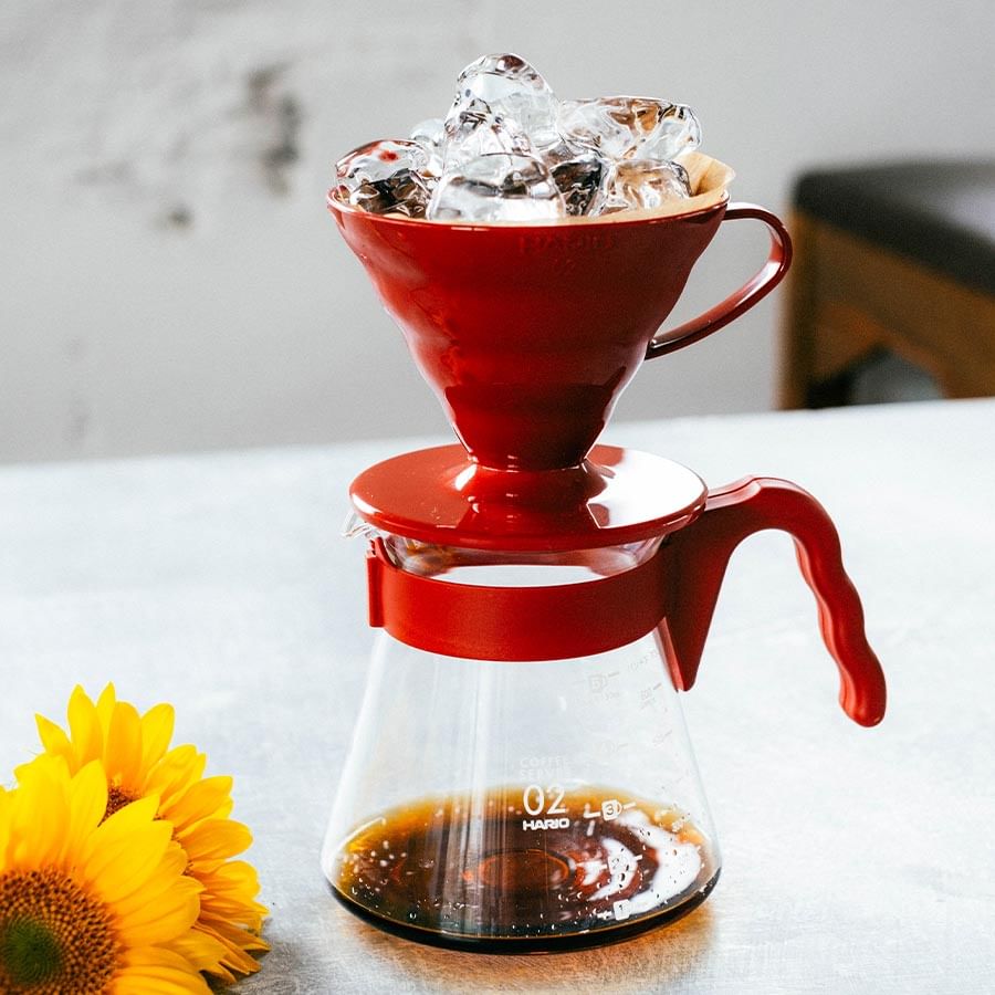 V60 Coffee Server Set 02 - Red